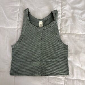 Nikibiki Olive Ribbed Tank Top